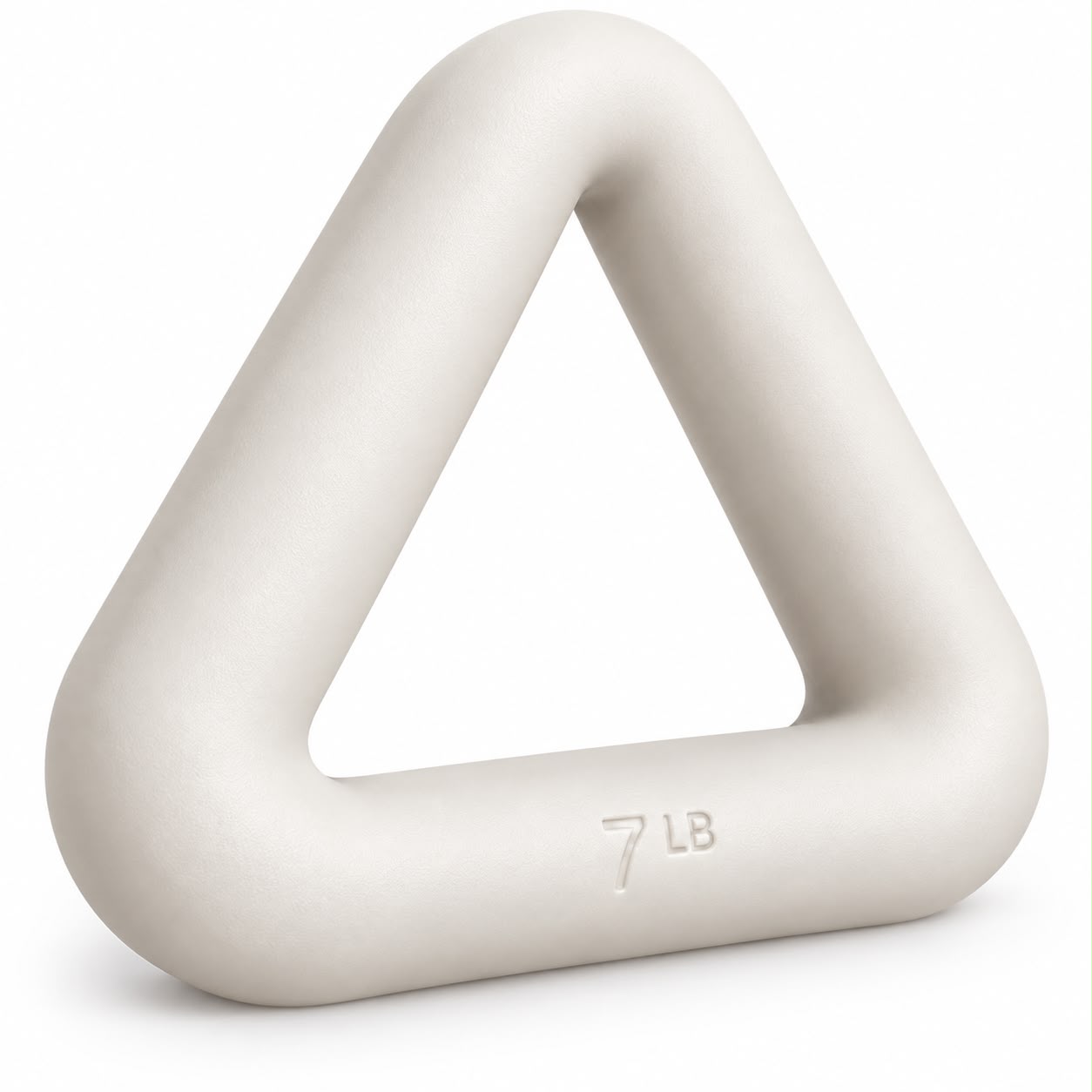 Pesa Triangular 7LB Silicón/hierro fundido Nude - miniatura 2