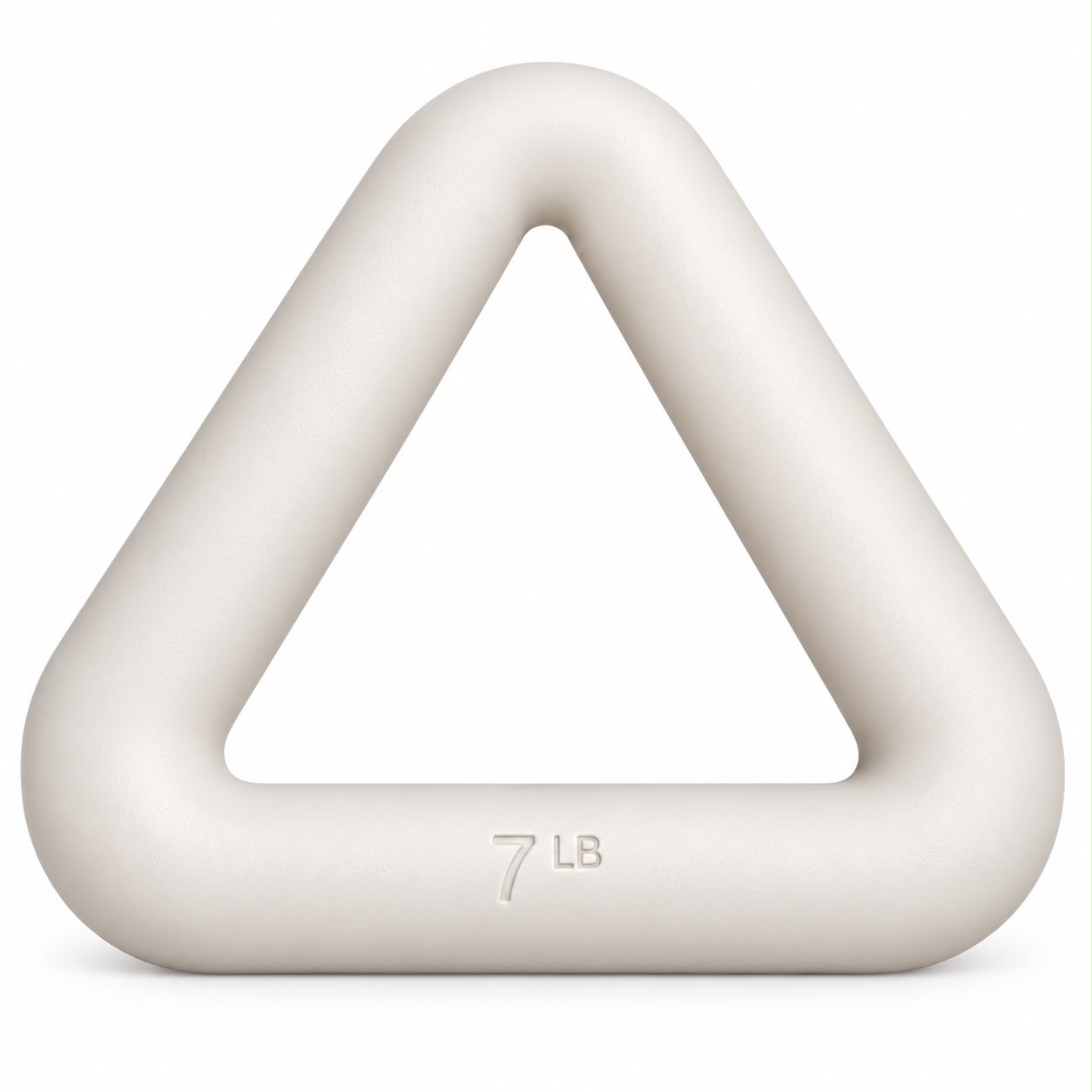 Pesa Triangular 7LB Silicón/hierro fundido Nude - miniatura 4