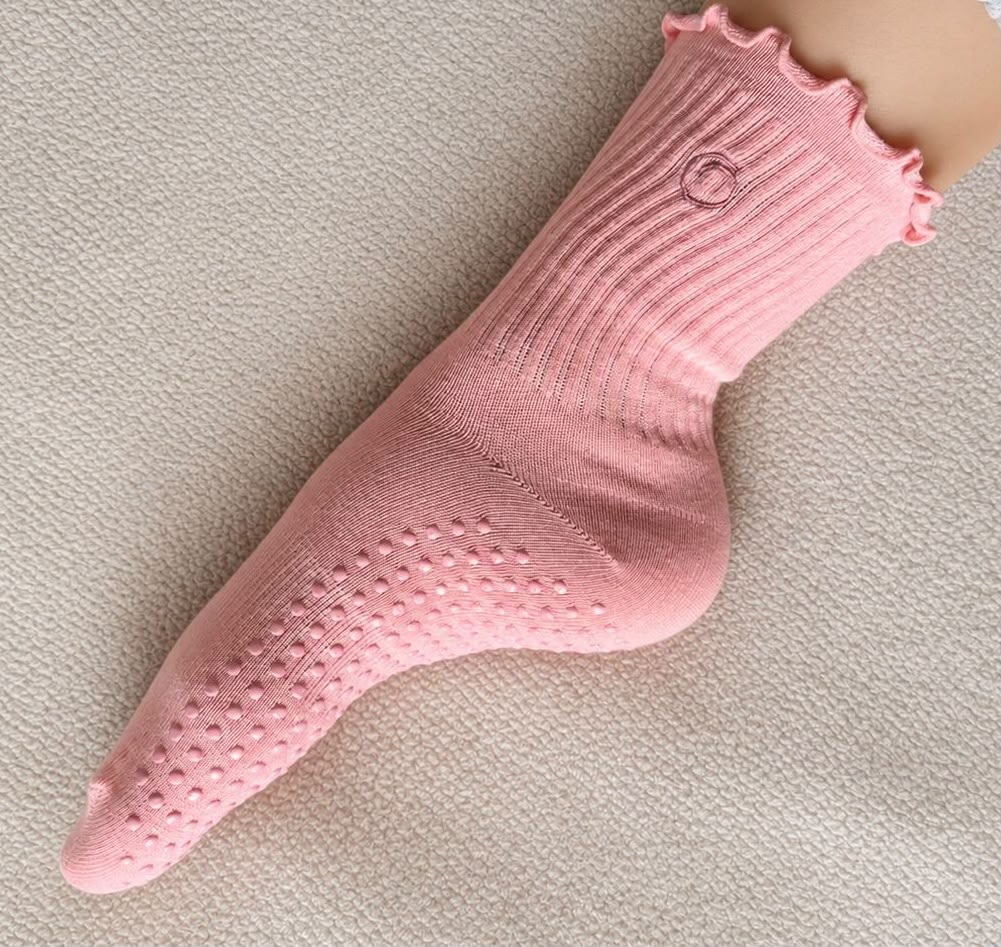 Calceta Antiderrapante Rosa Melocotón Curly - miniatura 3