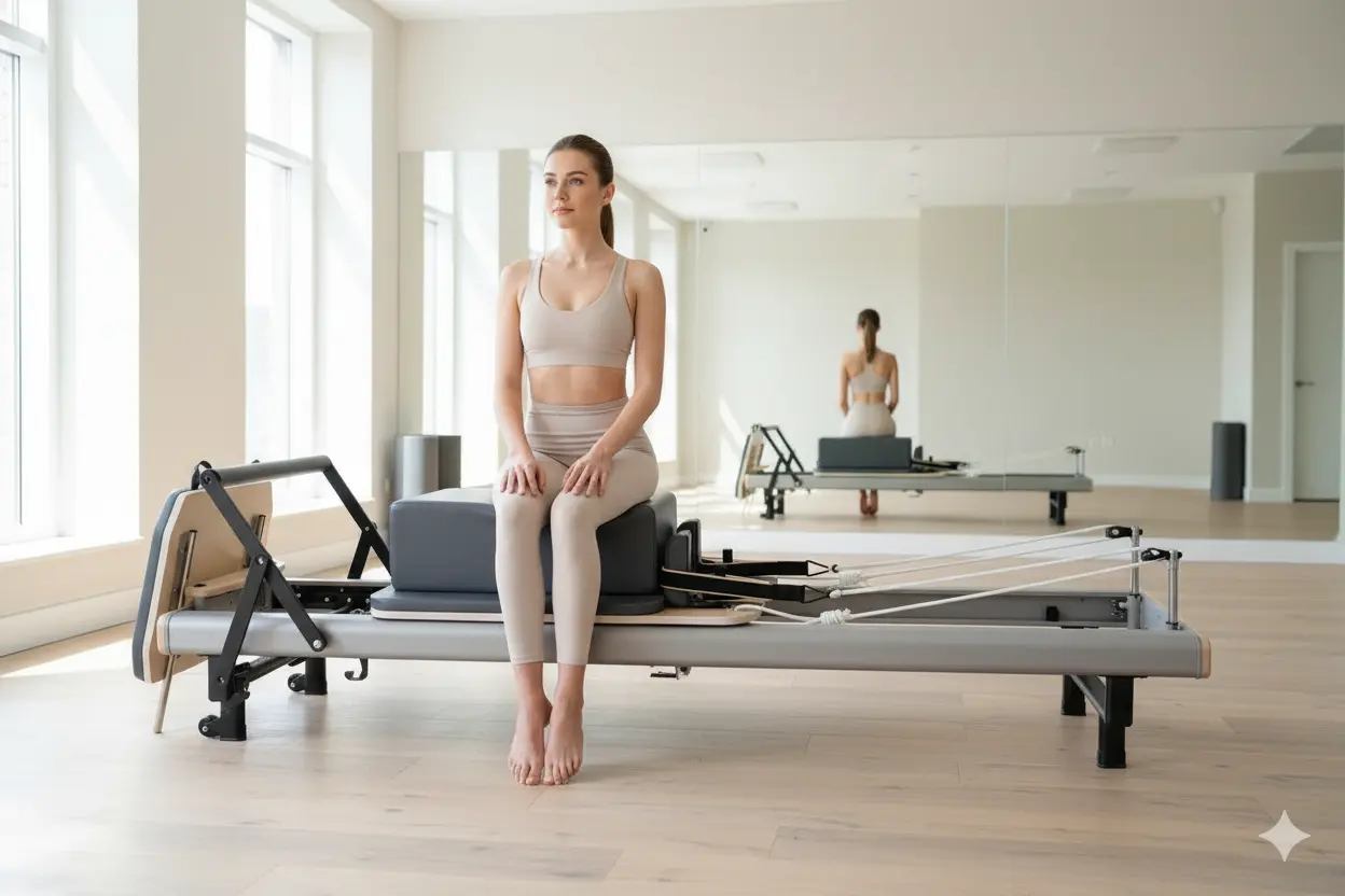 Melocotón Pilates Reformer Acai - miniatura 5